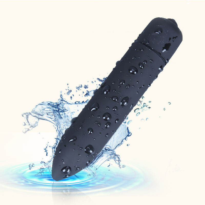 Mini Bullet Vibrator Quiet ABS Small Adult Massager in Black or White — detail image 15