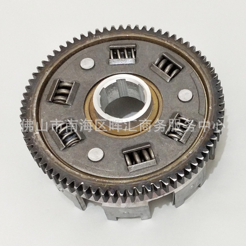 Fabricantes transfronterizos de accesorios de motocicleta embrague tambor CG125 embrague diente grande Ft150 Dm200 CB250ZS