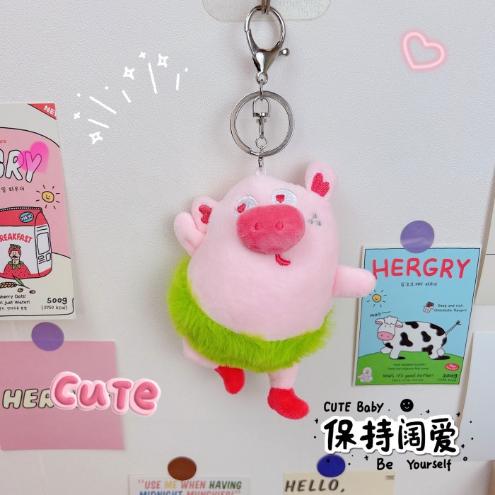 En línea de la celebridad de la felpa colgante de boda tirando muñeca pequeño regalo creativo llavero grab máquina muñeca colgante adornos lote