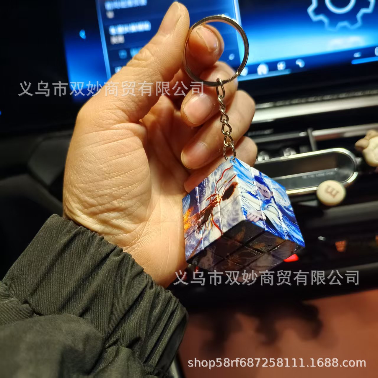 Colgante Nezha Rubik's Cube-Naohai