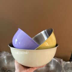 米立キッチン304鋼サラダボウル洗面器と洗面器の野菜を洗って卵を作る家庭用キッチンで野菜ボウルを混ぜます
