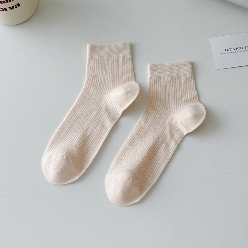 Lace breathable summer thin knee socks, mid-length, internet celebrity