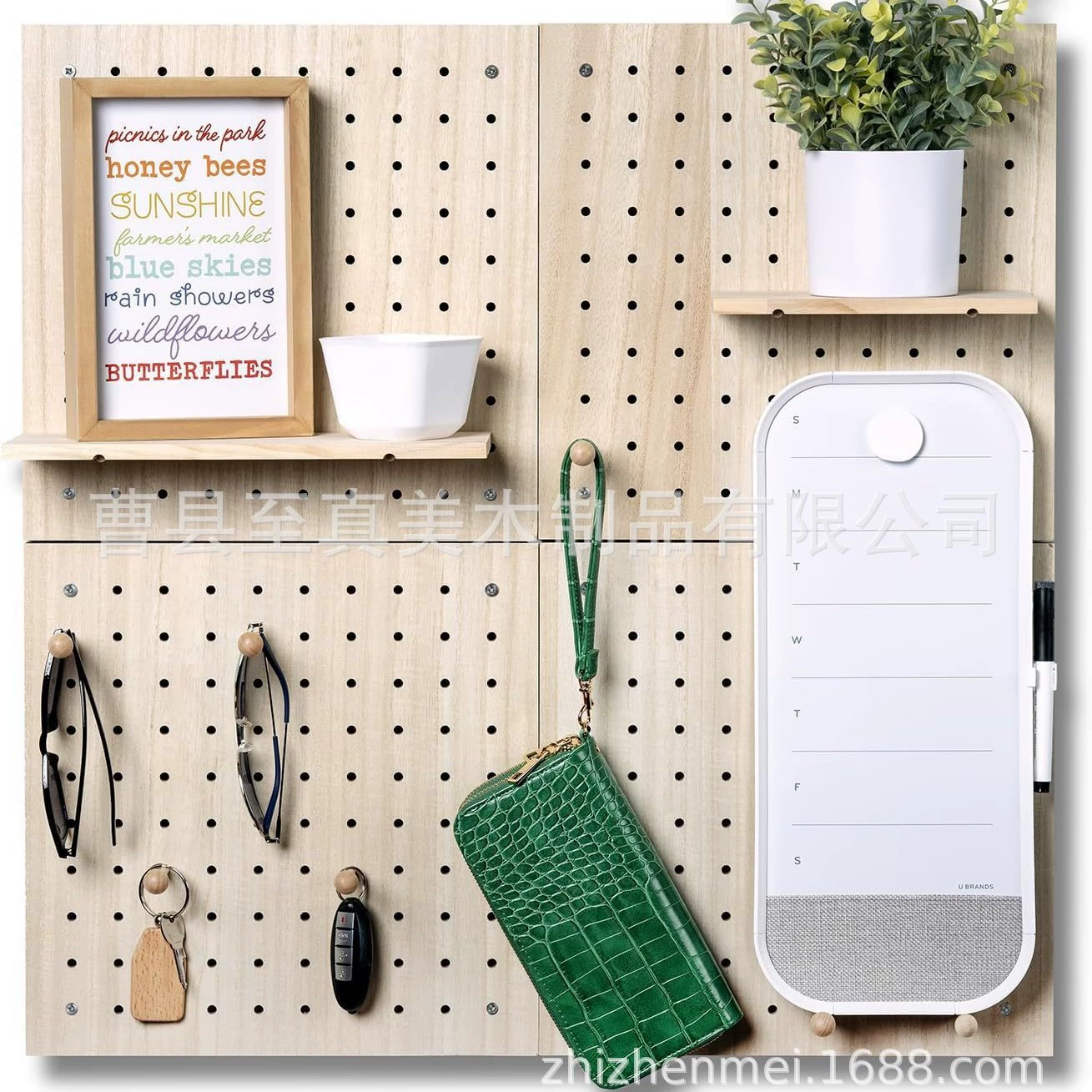 Деревянная каркасная подставка для стеновых стен из цельного дерева, подвесной панелей, декоративная рамка для дома, подставка для хранения, подставка для хранения