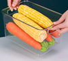 廚房冰箱收納盒冷凍食品級透明保鮮盒儲物筐專用蔬菜方形整理神器