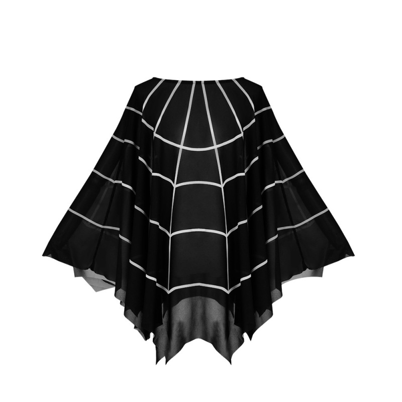 ハロウィンクリエイティブスパイダーマントショールカーニバル仮装パーティーパーソナライズされたロールプレイングコスプレショール|undefined