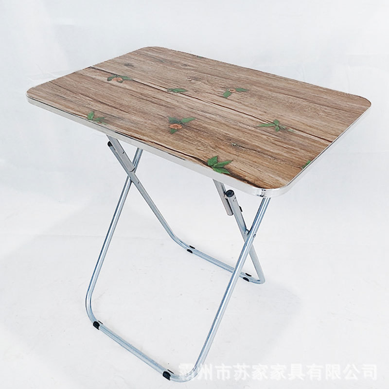 Venta al por mayor transfronteriza hogar pequeño apartamento comedor mesa redonda puestos al aire libre en la carretera mesa cuadrada pequeña dormitorio mesa plegable portátil