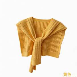 链条针织披肩女外搭小披肩春秋衬衣小坎肩高端搭配毛衣衬衫围巾