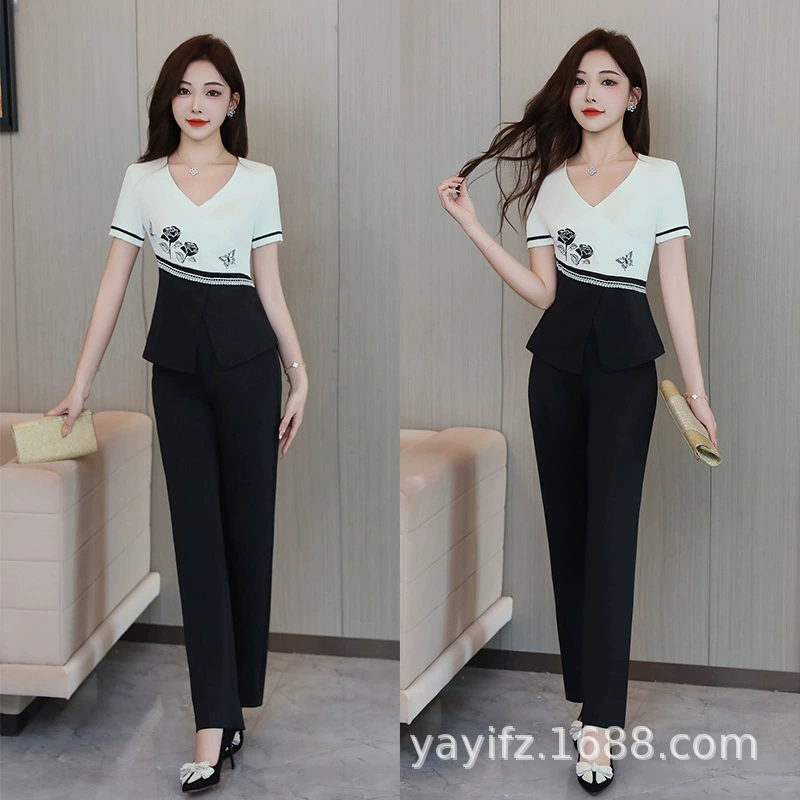 Новый стиль старший салон красоты техник рабочая одежда женский весенний осенний оздоровительный зал ноги сауна темпераментный набор-2512