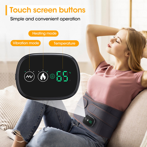 Cross-border private model electric heating massage belt for the elderly red light physiotherapy heating warm belt hot compress massage belt