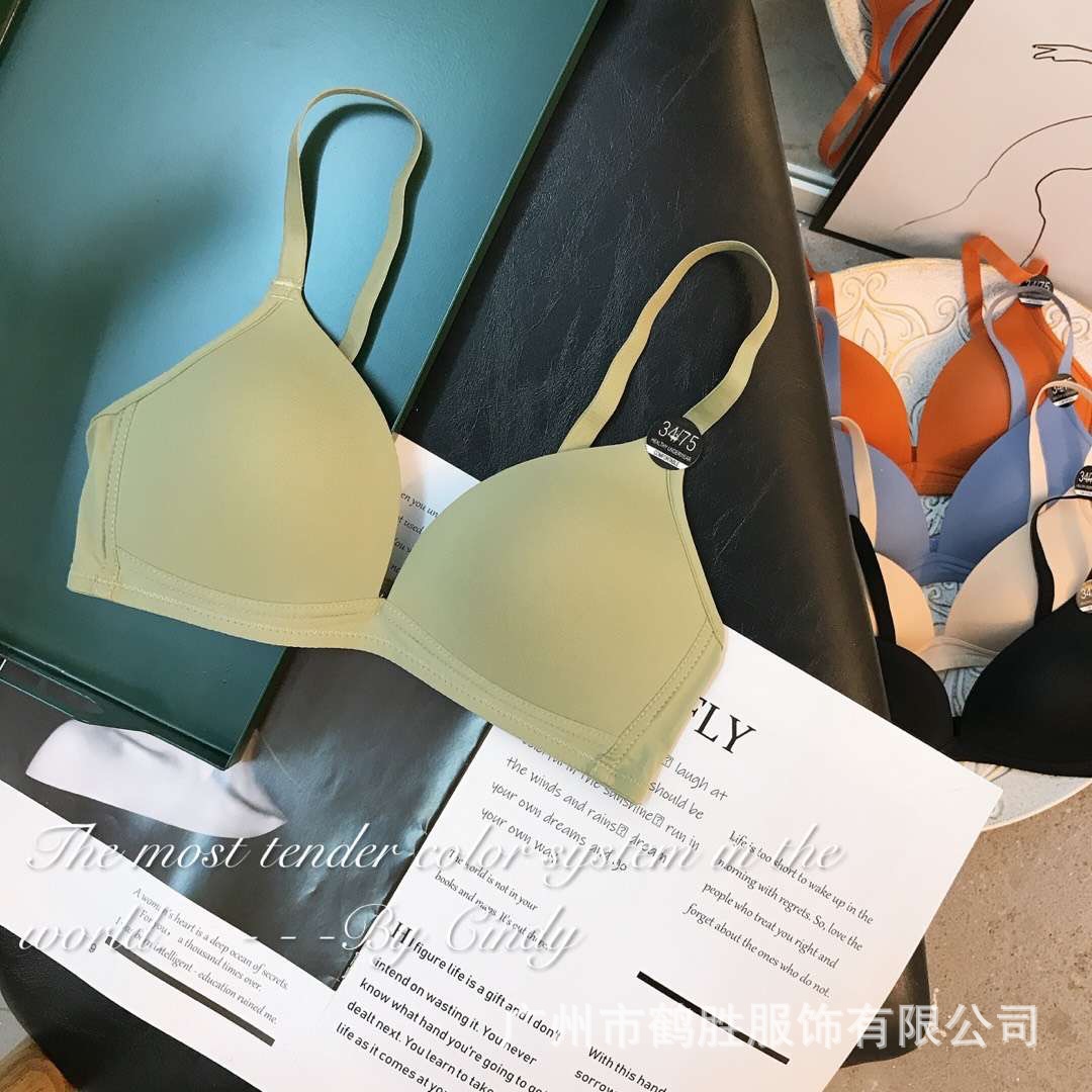 Venta directa de fábrica comercio electrónico transfronterizo Sudeste de Asia Vietnam Tailandia damas sin costuras sujetador de recogida lateral cómodo