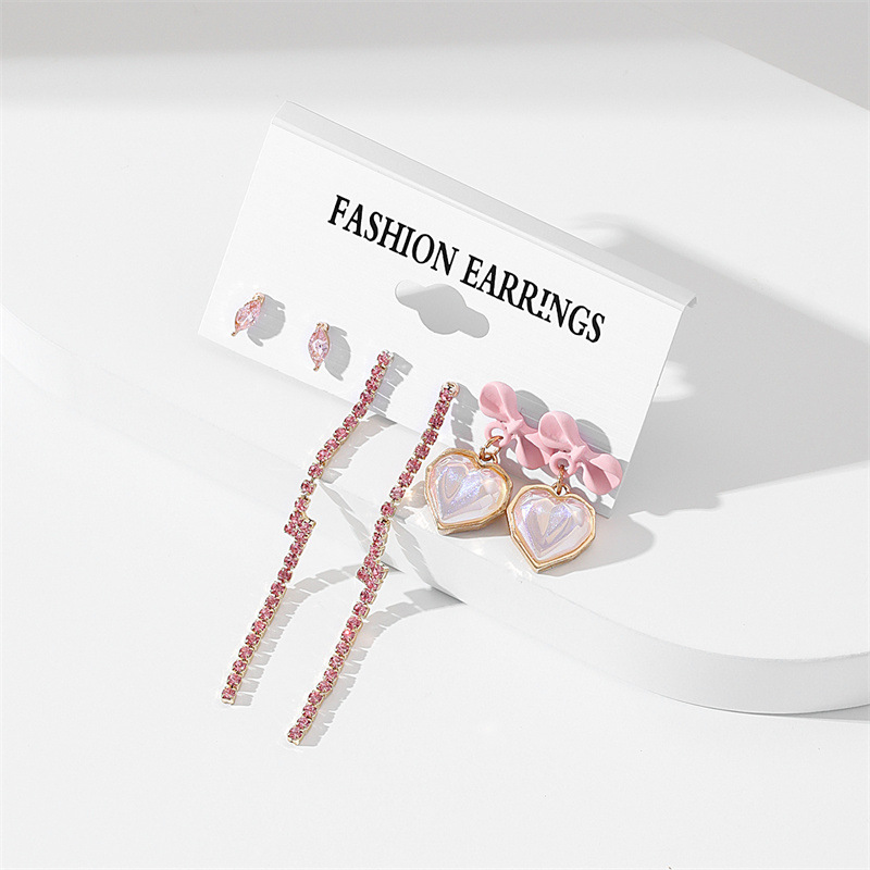 Fashion Butterfly Alloy Plating Artificial Pearls Rhinestones Women's Drop Earrings Ear Studs 1 Set display picture 21