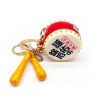 Creative small simulation drum keychain drum stick barbarian drum flower drum auspicious Ruyi drum lion drum pendant jewelry