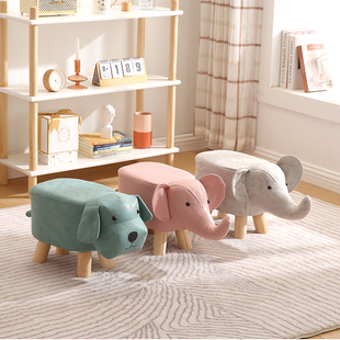 Home Doorway Shoe Changing Bench Creative Cartoon Elephant Animal Stool Living Room Kidsren's Small Stool Low Stool Bedroom Shenheng