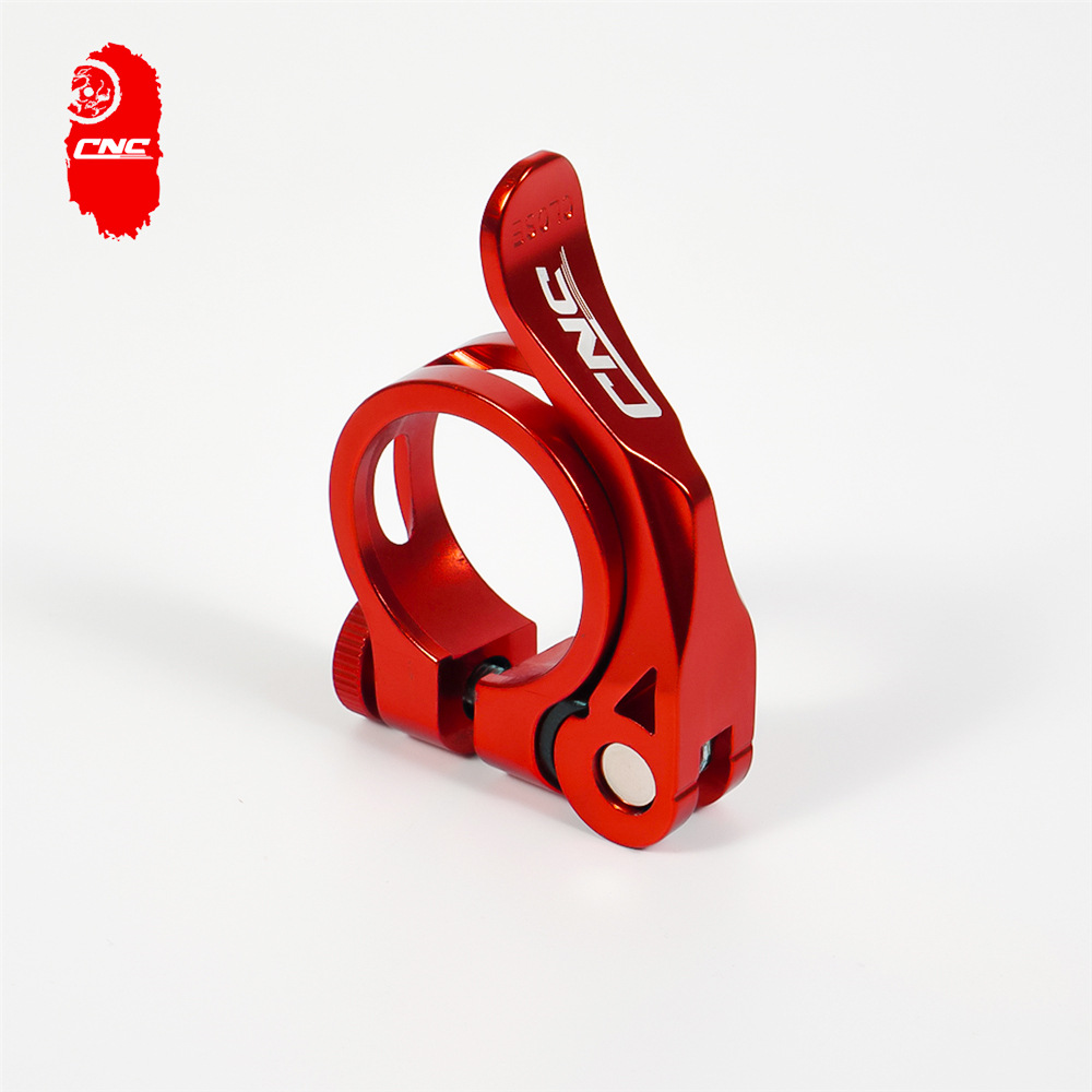 CNC carretera bicicleta de montaña abrazadera de asiento 31,8mm Abrazadera de asiento de aleación de aluminio 34,9mm varilla de asiento de bloqueo de liberación rápida
