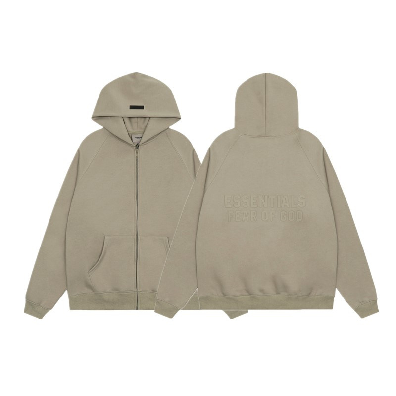 FOG ESSENTIALS letras de silicona estereoscópica hombres y mujeres americanos camisa con sudadera con sudadera con sudadera image 53