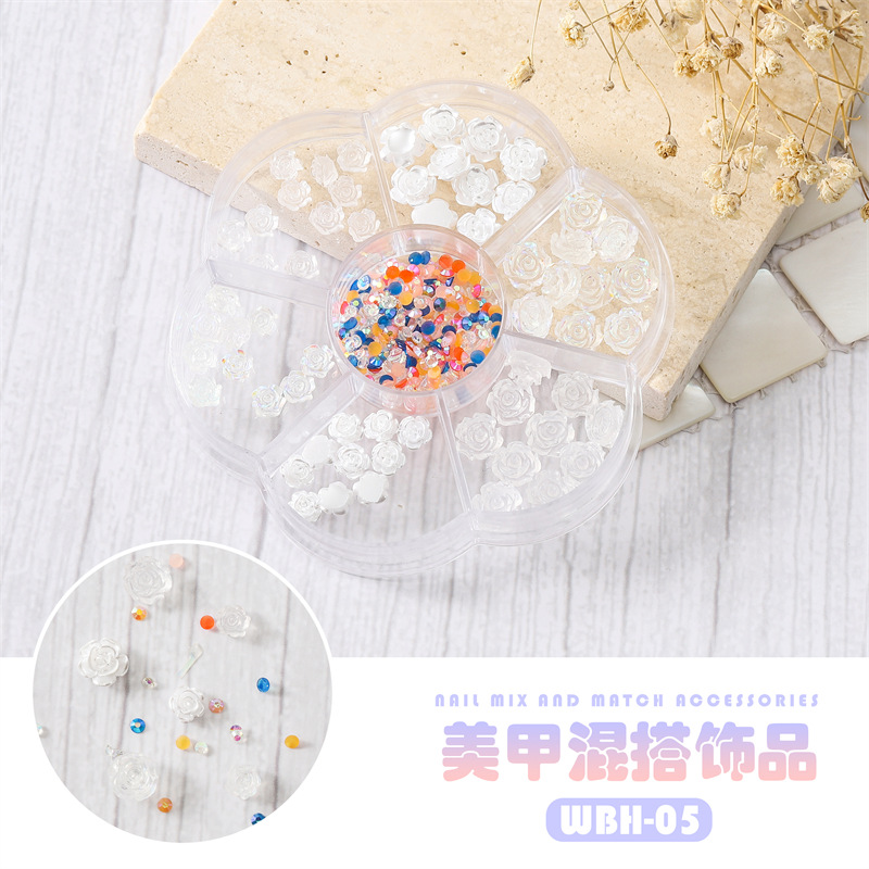 Caja de pétalos decoraciones mixtas WBH-05