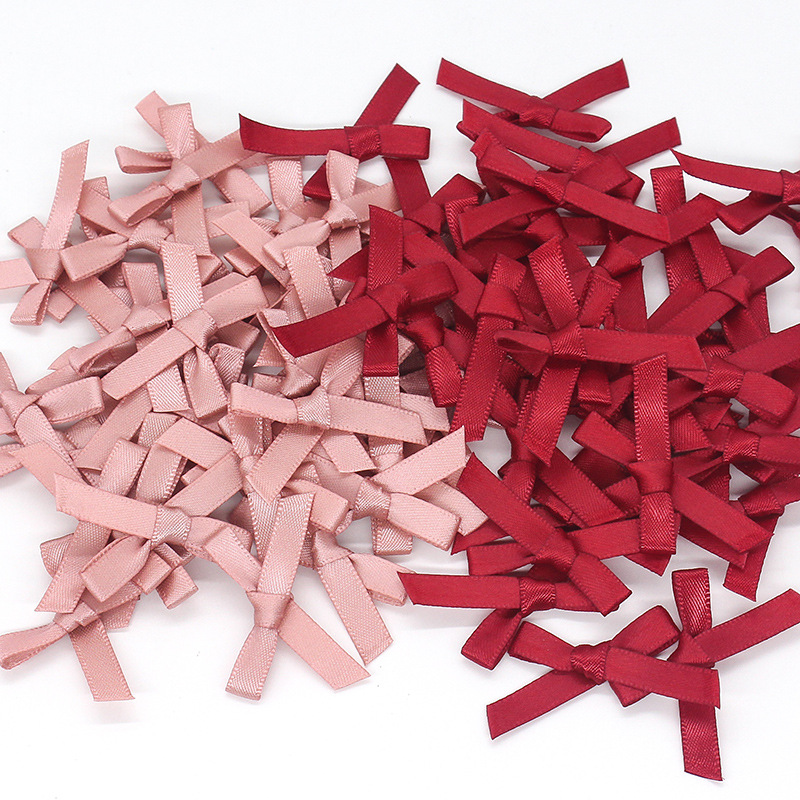 6mm bowknot bricolaje materiales hechos a mano accesorios ropa interior decoración cinta mini accesorios de lazo al por mayor