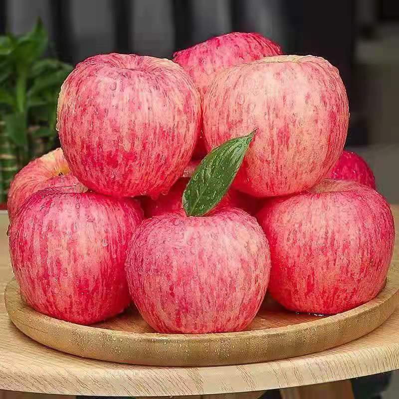 Authentic Shaanxi Luochuan Red Fuji Apples, Fresh Seasonal Fruit, Whole Box, Crisp and Sweet with Rock Candy Core, 5kg Free Shipping