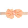 Children's shiffon hair accessory, hairgrip with bow, elastic headband, European style, wholesale