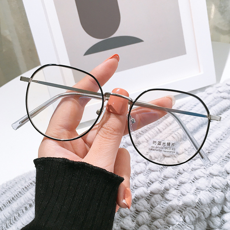 Black silver frame