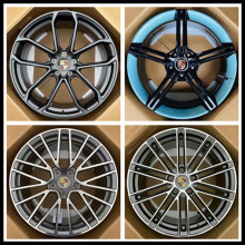 适用保时捷20寸21寸轮毂改装卡宴/玛卡/911/帕拉帕拉/Taycan升级