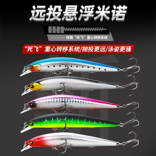 Luya bait long-cast suspended mino dead center of gravity transfer system hover cut fish culter fake bait freshwater perch mouth