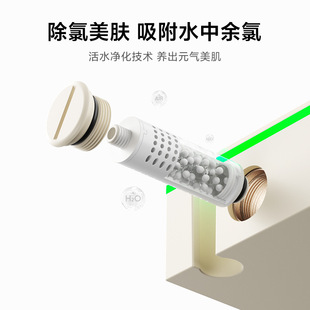 MOMEI MOMEI Milk White Household Chlorine Removal Shower 833 Special Filter Accessories