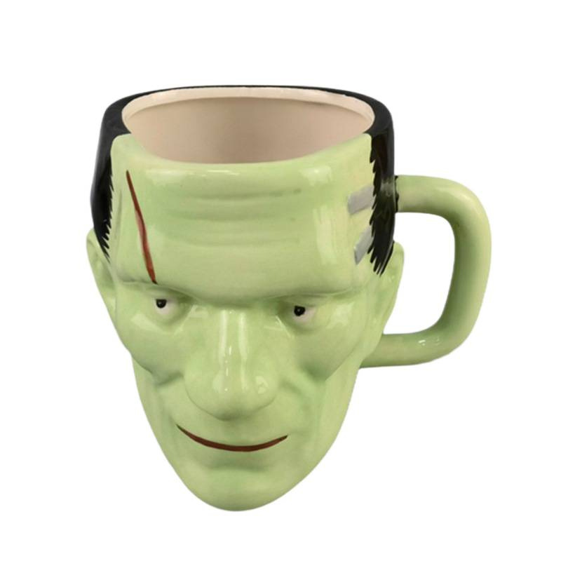 Monstruos de terror estadounidenses perimetrales tazas de cerámica Frankenstein vampiros momias hombres lobo tazas de agua