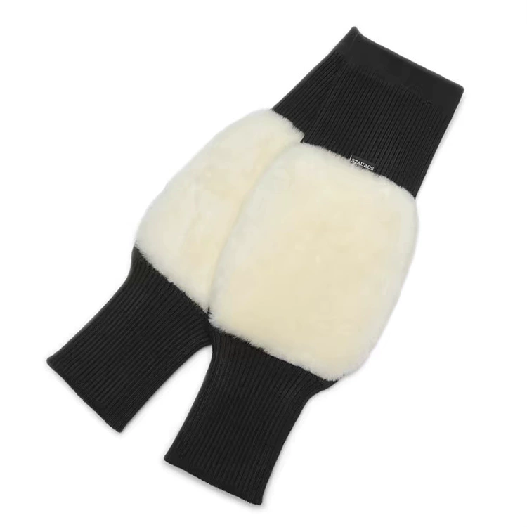 Новый стиль шерстяной колен один на открытом воздухе морозостойкие, теплые и толстые зимой универсальные шерстяные наколенники для мужчин и женщин