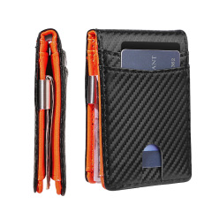 Amazon AliExpress 越境貿易カードホルダー PU 多機能カードホルダーマイクロファイバー耐摩耗性 RFID 盗難防止カードホルダー