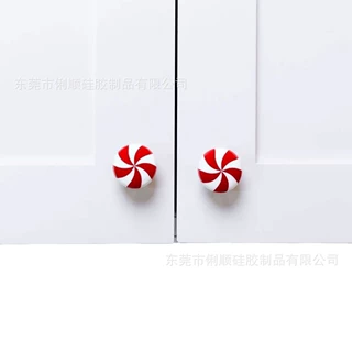 门把手防撞套硅胶保护套糖果门把手套定制柜子抽屉圆形拉手防撞套