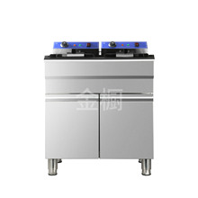 32升立式双缸双筛电炸炉柜座炸薯条油炸锅炸鸡排恒温油炸设备炸炉