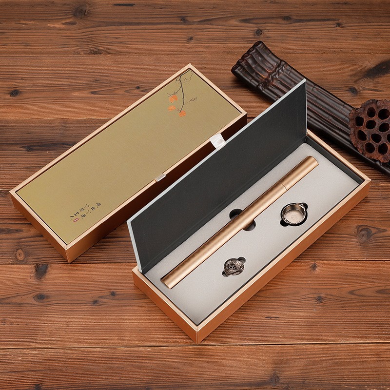 高档翻盖线香礼盒香筒盒套装10克单管双管线香包装盒沉香空盒子