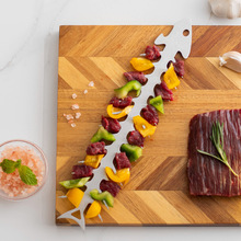 不锈钢鱼刺烧烤叉开瓶器多合一创意烧烤工具烧烤签鱼骨形烤串