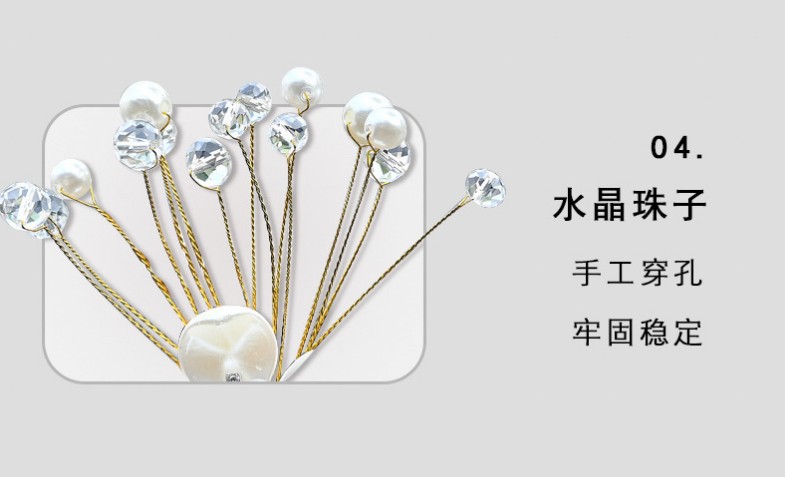 Car Accessories, Crystal Rose Flower on the Car Dashboard, Crystal Lucky Flower, Baby's Breath, Exquisite Car Interior Modification