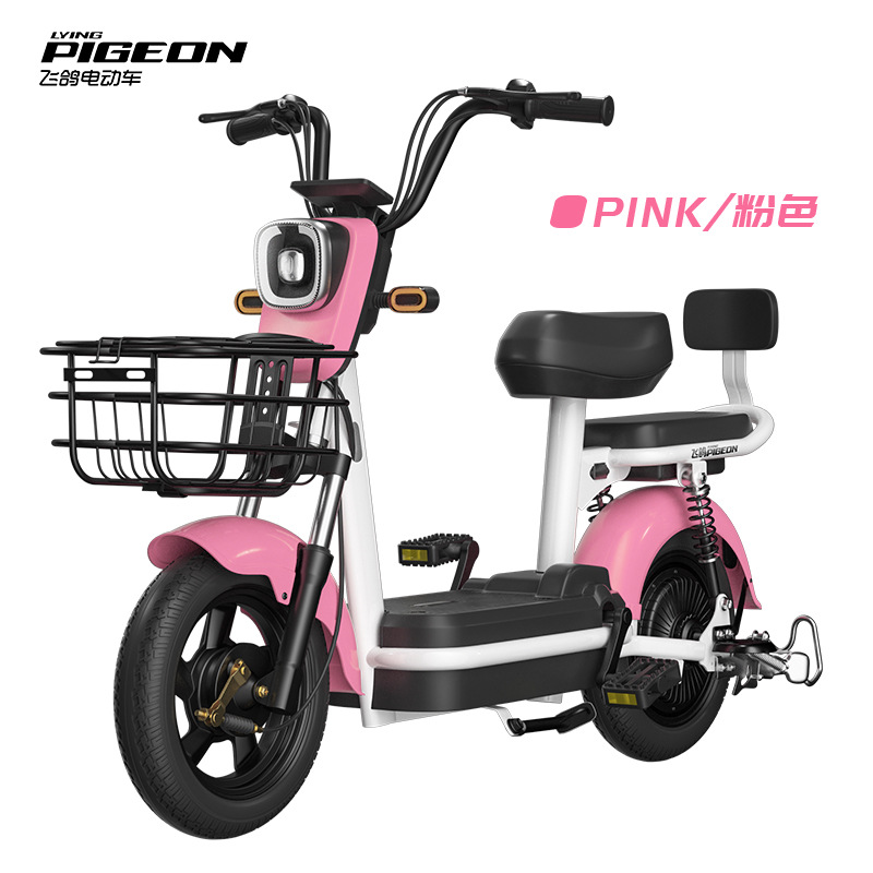 Flying Dove nuevo LCD nuevo estándar nacional coche eléctrico para mujeres coche de batería pequeña asistido batería de litio motocicleta