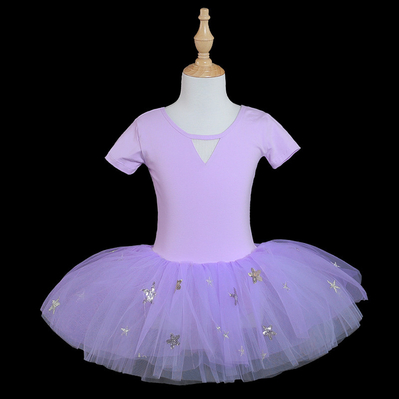 女の子の秋と冬の子供ダンス中国舞踊服チュチュスカート子供ダンス服女性長袖体操練習服|undefined