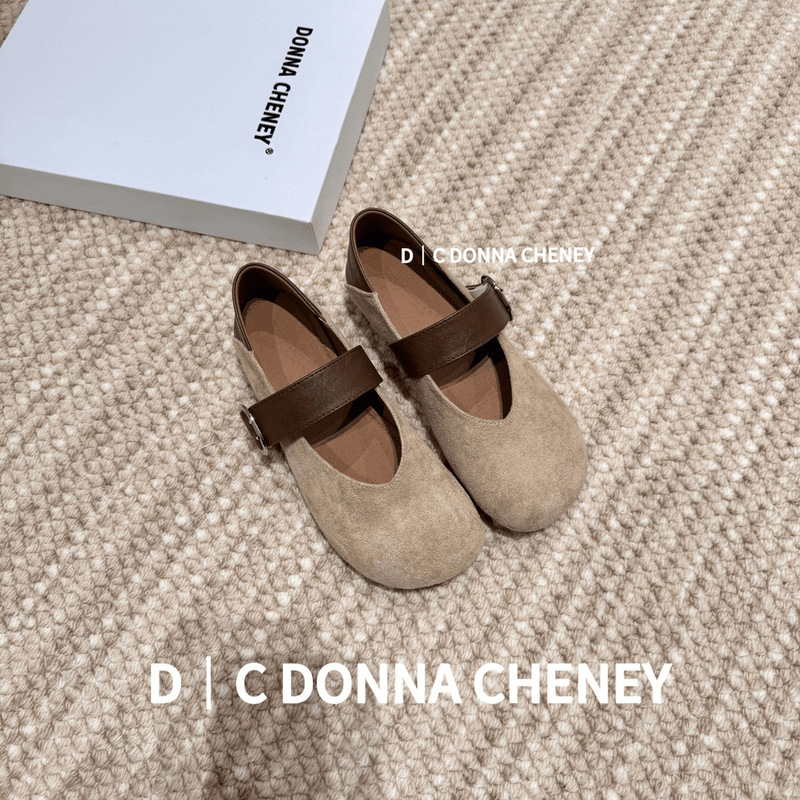 DONNA CHENEY豹纹玛丽珍2025秋季复古韩版内增高软底浅口单鞋女鞋|undefined