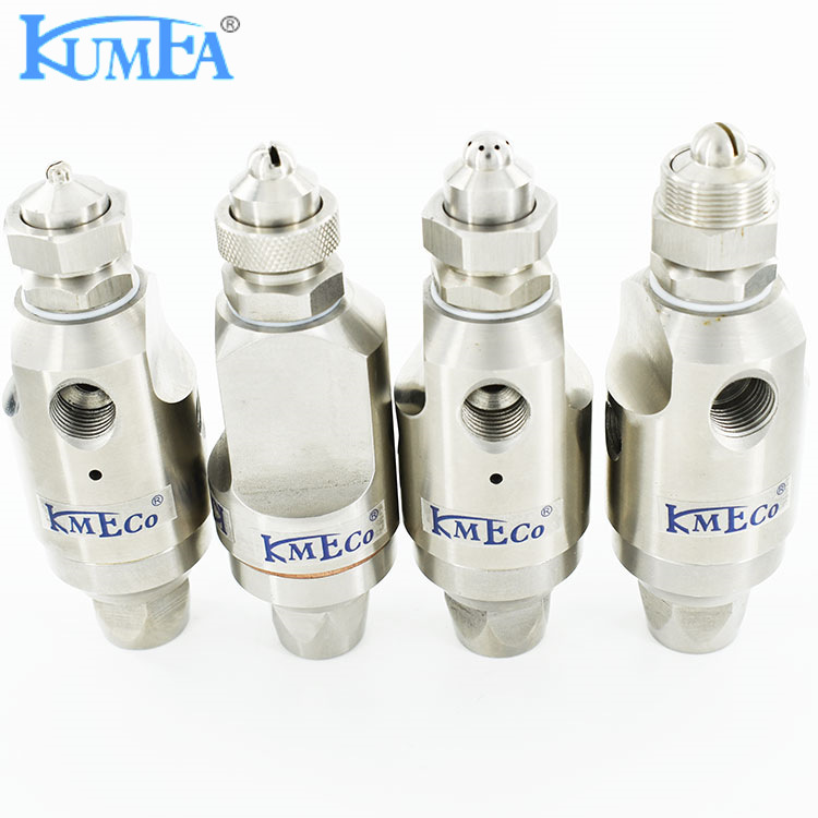 虹吸式空气雾化二流体气水喷嘴可调加湿降温除尘消毒润滑细雾喷头