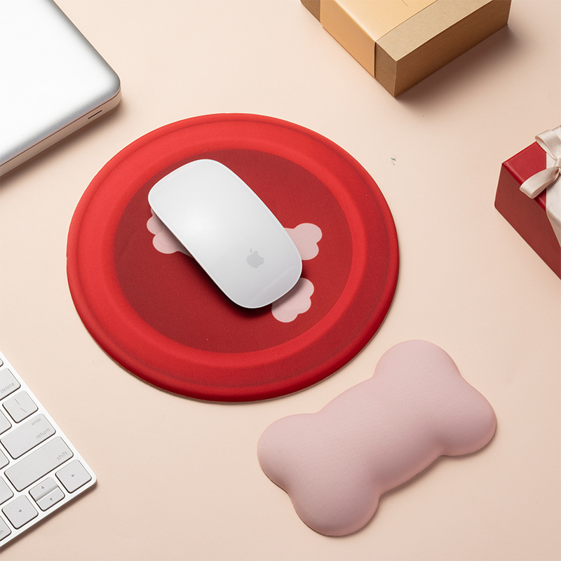 Xiaoxiongtang Wrist Mouse Pad Hand Rest Cute Cartoon Creative Girls Office Thickened Wrist Pad Han Meng Trumpet