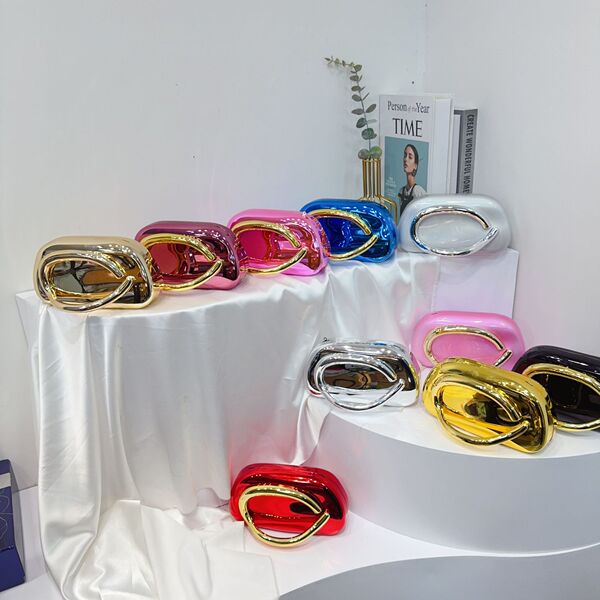 trend classic acrylic small clutch bag