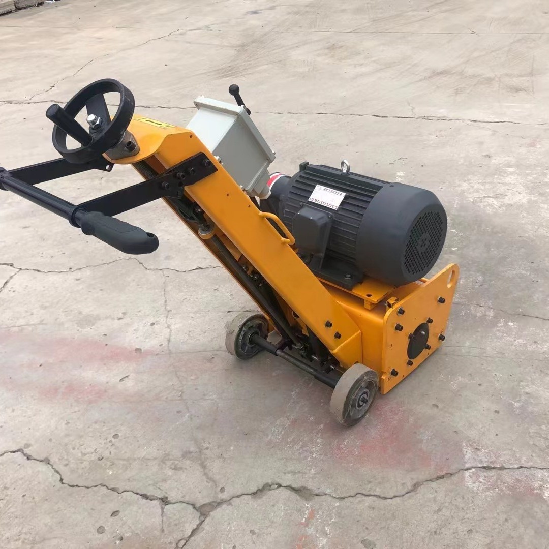 小型马路铣刨机生产厂家路面拉毛铣刨机价格手扶式小型铣刨机配件