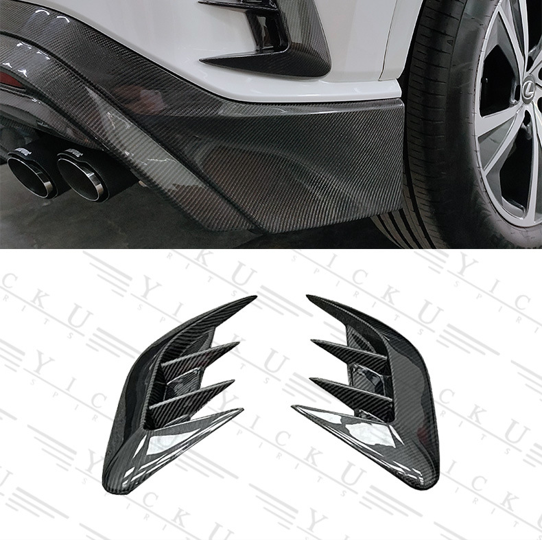 Suitable for 23-25 Lexus Rx350 Modified Trd Carbon Fiber Front Lip, Rear Lip, Side Skirt and Tail Top Wing