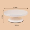 10 -inch dual -axis turning table white
