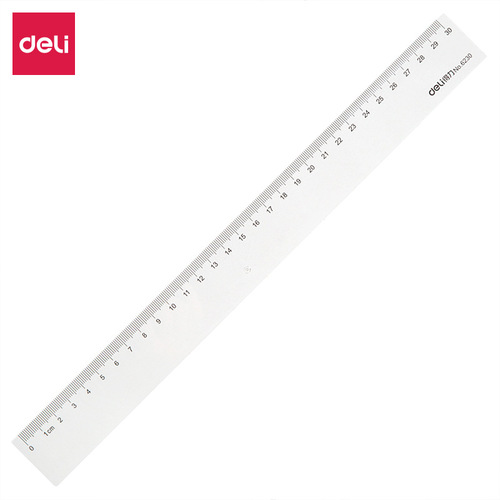 Effective office ruler plastic with wavy line ruler drawing measurement transparent 20cm30cm primary school student stationery