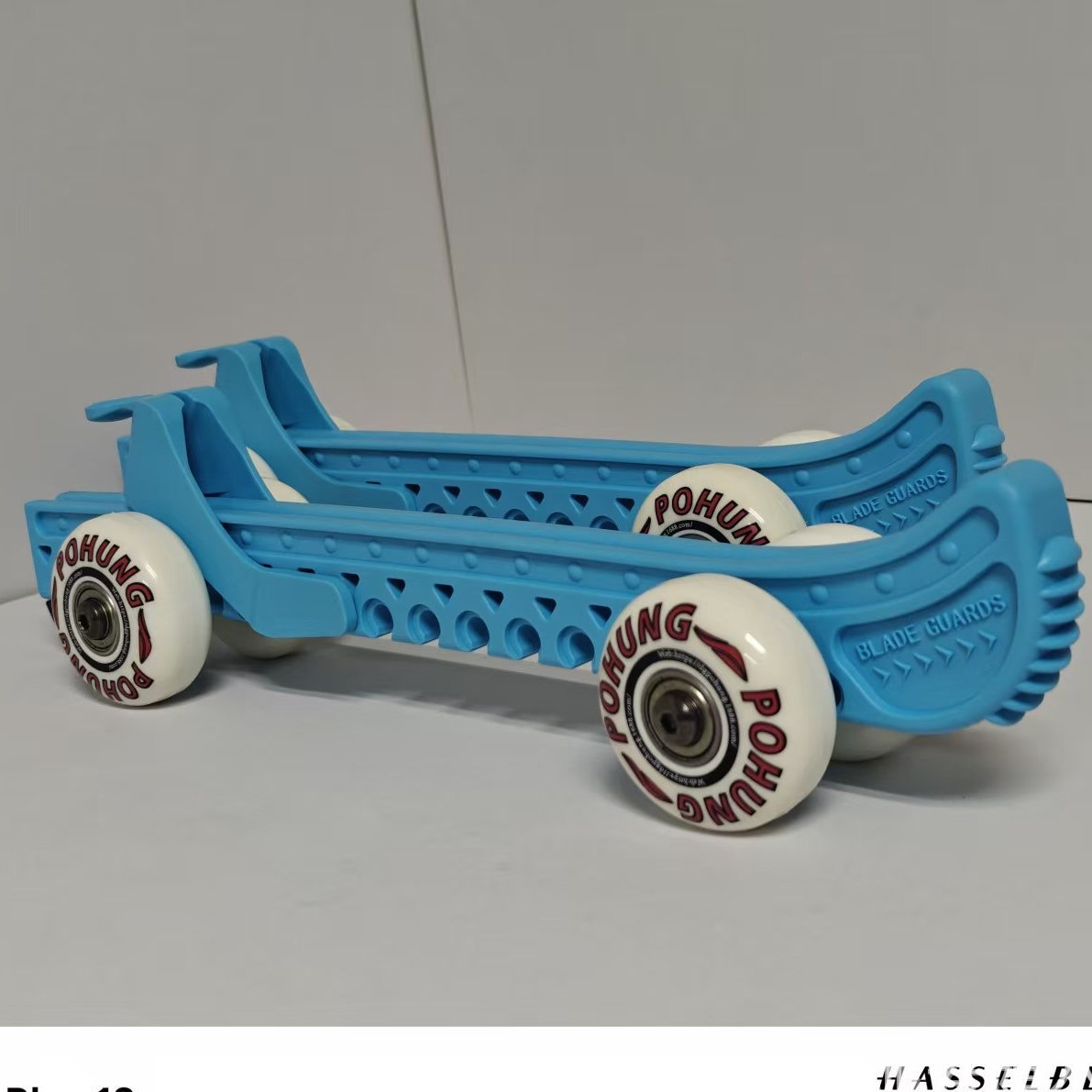 New Crystal Clear Pink and Blue Figure Skating Skates, Ice Skate Protection, Figure Skate Shoes, Off-Field Auxiliary Pulleys, Genuine