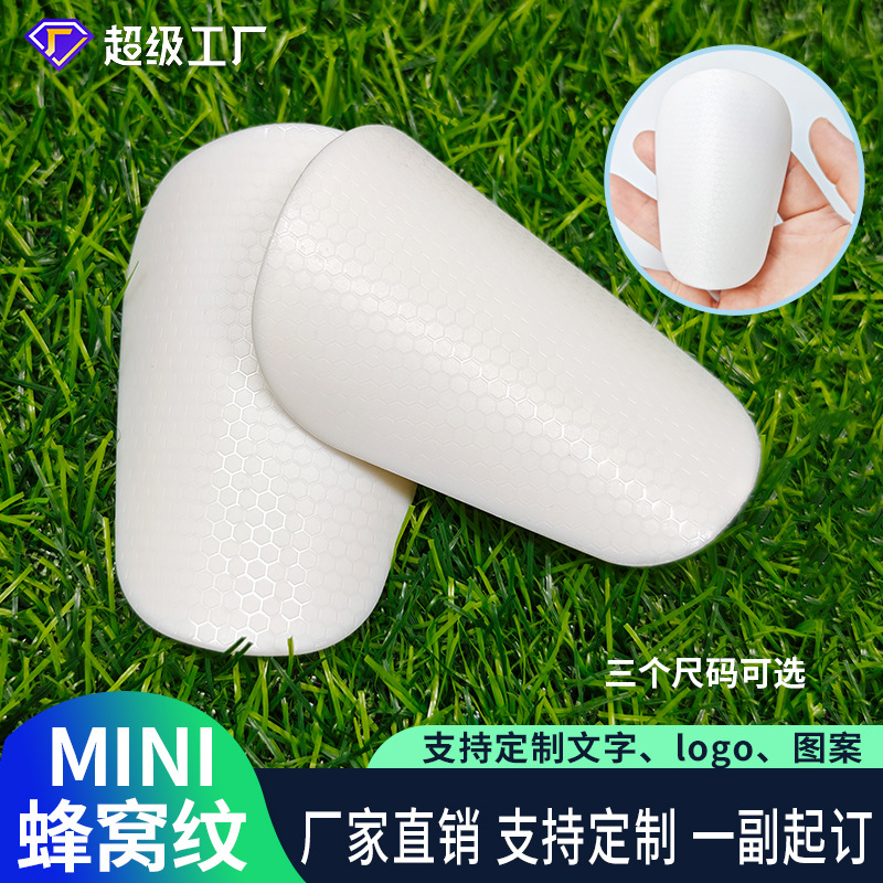 Amazon Mini Honeycomb Football Shin Guards Printed Mini Calf Guards Training Shin Protection Inserts Wholesale