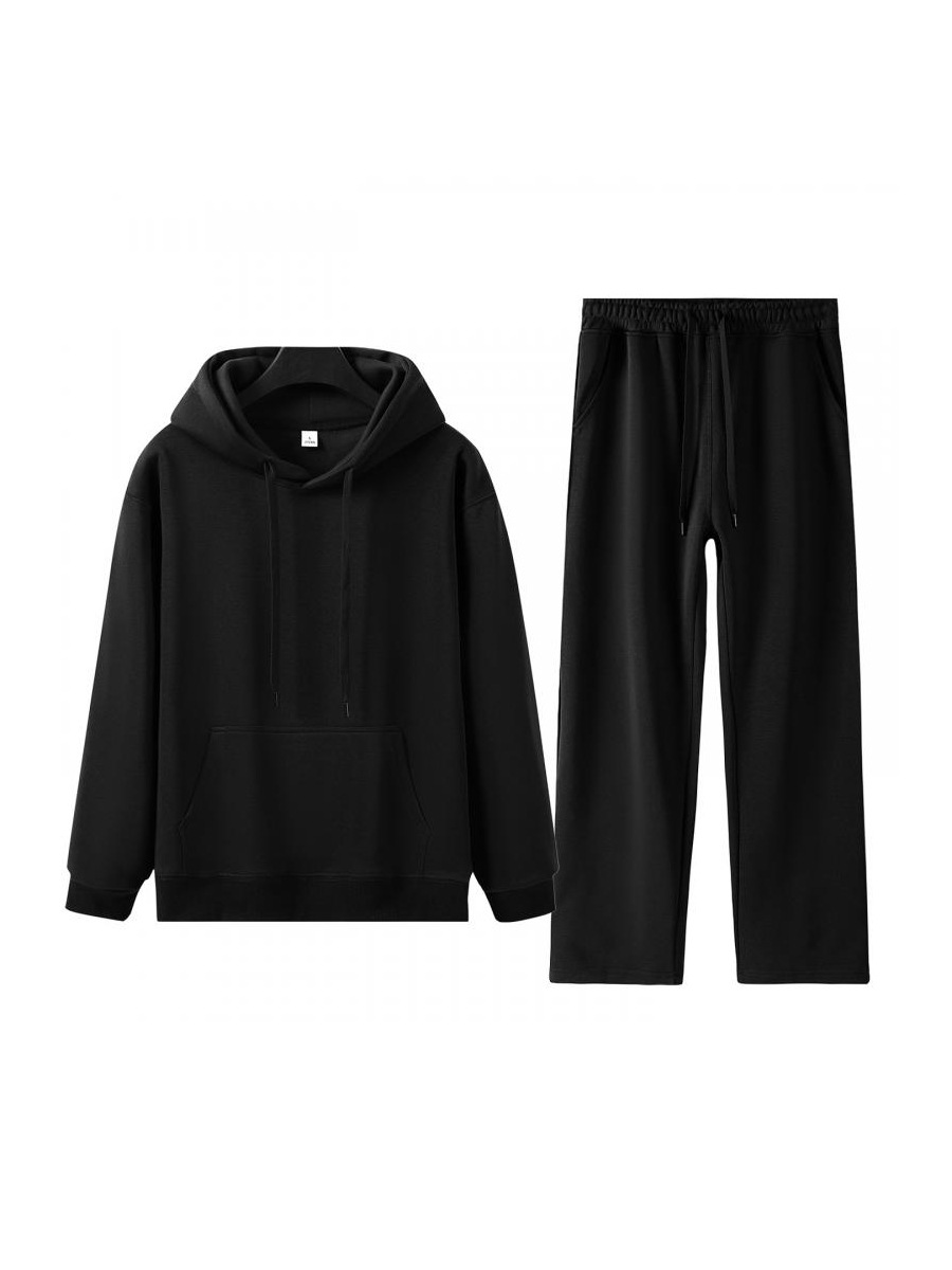 Otoño y invierno para correr ropa deportiva un conjunto completo de camisas con capuzas dos piezas personalizadas de hombres de otoño conjunto completo de combinación