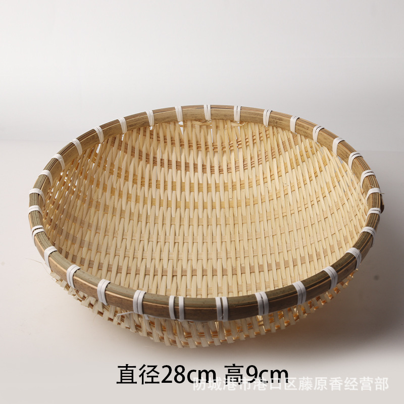 竹編み箕饅頭収納かご竹編み製品かご竹編みかごの野菜を洗って、水を切って米かごの果物かごの小さいかごを洗います。|undefined