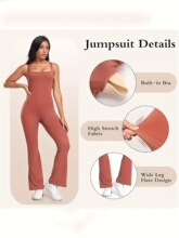G 45121 Fashion Slim Fit Flare Leg Jumpsuit �����������ȿ�